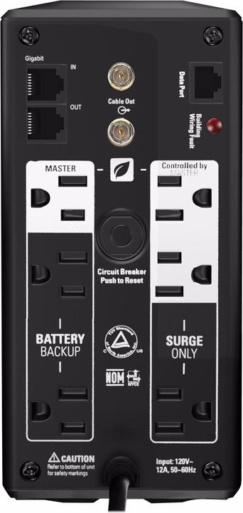 Immagine prodotto APC Indietro UPS RS LCD 700 Master Control US (700 VA, 420 W, Interattivo linea UPS)
