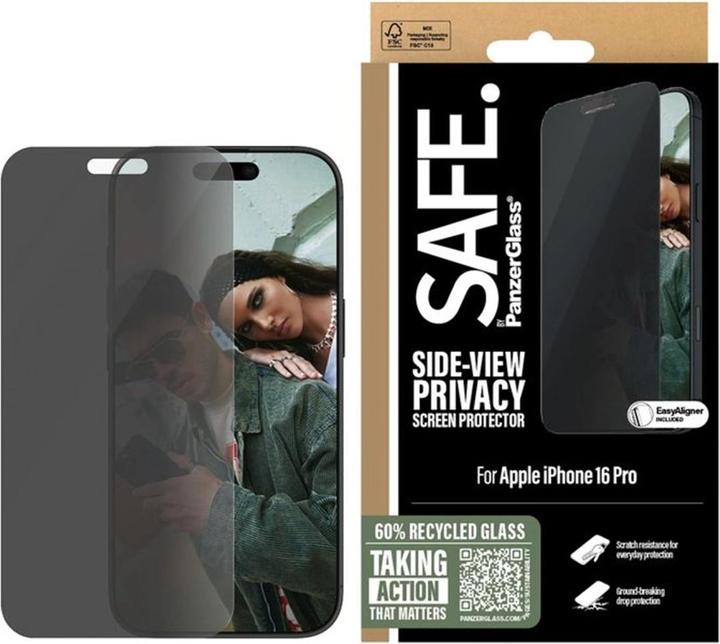 Produktbild PanzerGlass Safe. (1 Stück, Apple iPhone 16 Pro)