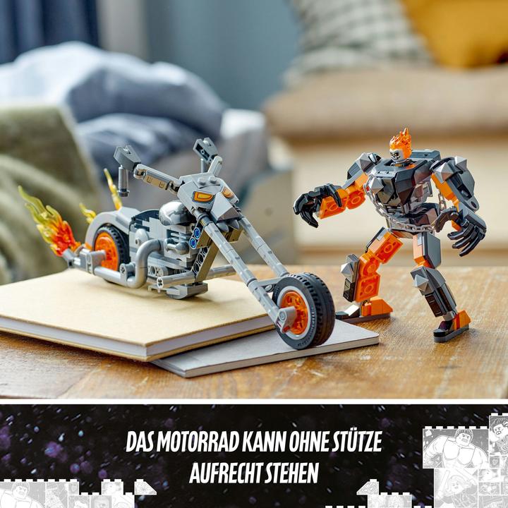 Produktbild LEGO Ghost Rider mit Mech & Bike (76245, LEGO Marvel)