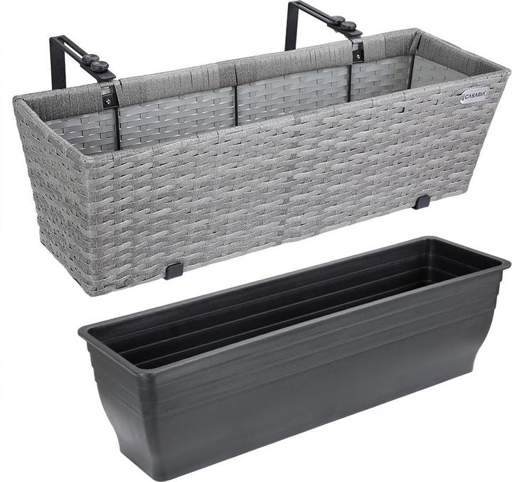 Image du produit Casaria Bac à fleurs (20 cm)