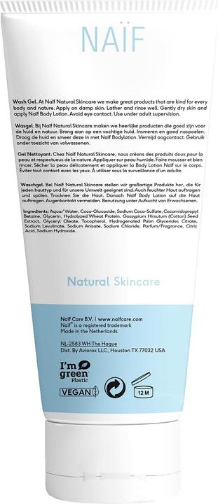 Actual product image Naïf Mild wash gel
