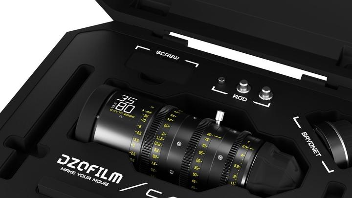 Productafbeelding Dzofilm Catta Ace Zoom 35-80 T2.9 Black for PL/EF Mount VV/FF - Box (L-Mount, C-mount, Volledig formaat)