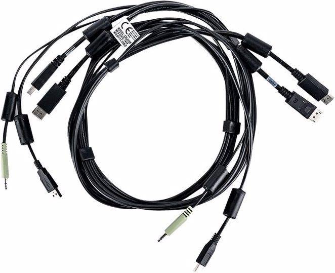 Vertiv DisplayPort — 3.5mm | USB A| USB B