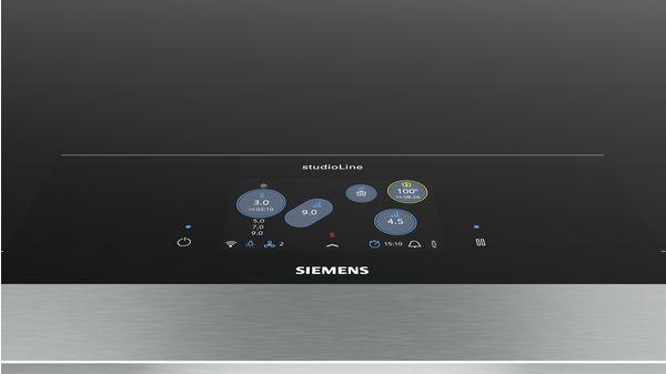 Produktbild Siemens EZ907KZY1E iQ700 Vollflächen-Induktionskochfeld 90 cm Schwarz flächenbündig (integriert)