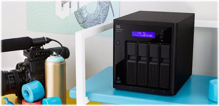 Produktbild WD My Cloud EX4100 NAS 4-Bay person. Cloud storage incl drives Marvell ARMADA 388 (4 x 10 TB, WD Red)