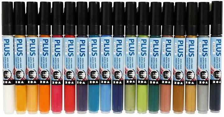 Image du produit Creativ Company Plus Color (Multicolore, 1 mm, 18 x)