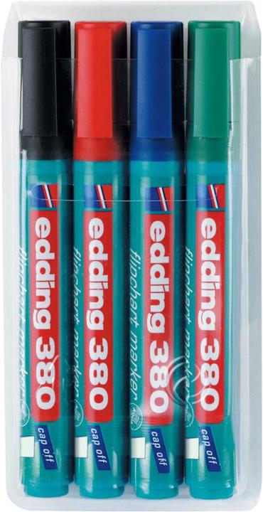 Image du produit Edding 380 (Multicolore, 3 mm, 4 x)