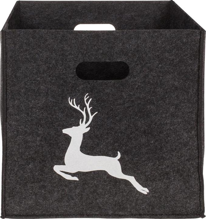 Produktbild Angela Bruderer Aufbewahrungsbox faltbar «Hirsch» (32 x 32 x 32 cm)