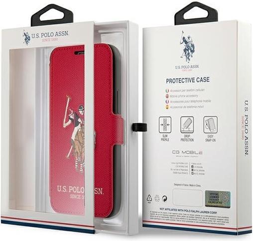 Immagine prodotto U.S. Polo US Polo USFLBKP12SPUGFLRE iPhone 12 mini 5,4 pollici rosso (Apple iPhone 12 mini)