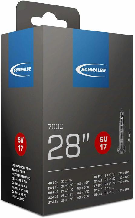 Immagine prodotto Schwalbe Sv17 (Presta (SV), 28", 40 mm)