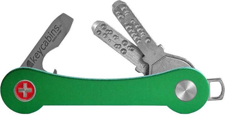 Keycabins Schlüsselorganisator KCAS1.5 Aluminium S1 green
