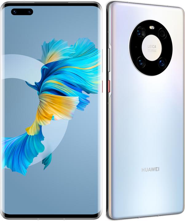 Huawei Mate 40 Pro (256 GB, Mystic Silver, 6.76", Hybrid Dual SIM + eSIM, 50 Mpx, 5G)