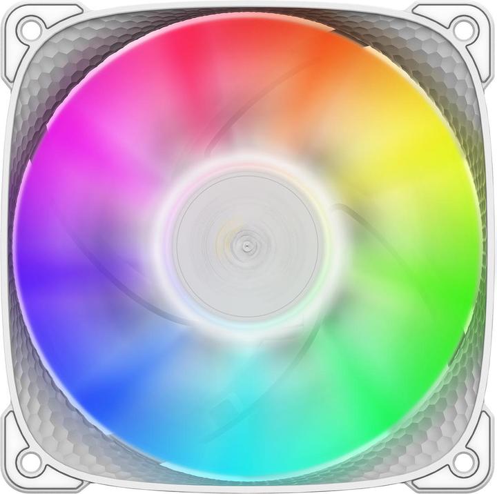 Image du produit Geometric Future Ventilateur Squama 2505B RGB, pack de 3 - 120 mm, blanc (120 mm, 3 x)