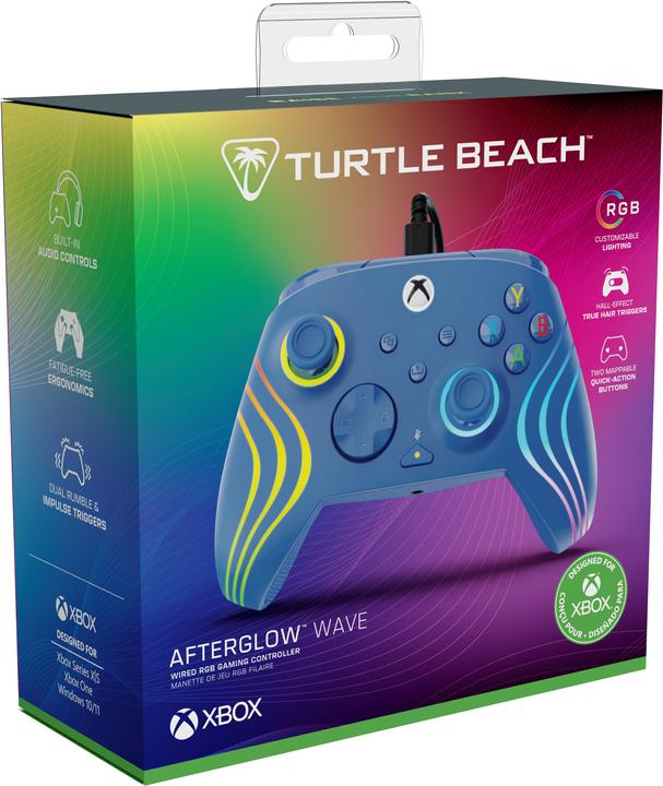Immagine prodotto Turtle Beach Afterglow Wave Wired Controller · XB · Blue (Xbox One S, Xbox Series X, Windows)