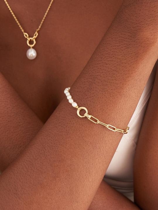 Produktbild Ania Haie Pearl Power Armband (16.50 cm, 925 Silber)