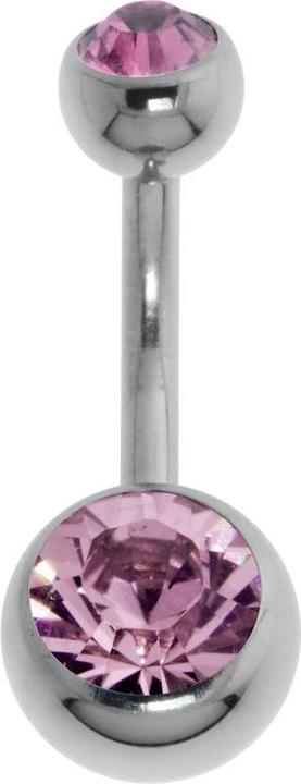 Bijouteria Bauchpiercing (Edelstahl, Zirkonia)