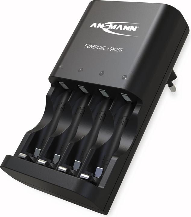 Image du produit Ansmann Chargeur de batterie Powerline NiMH/NiCD Mignon AA/Micro AAA (1 pcs, Batterie)