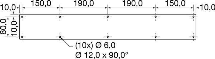 Image du produit Werkstarck Barre de support pour tables forme X
