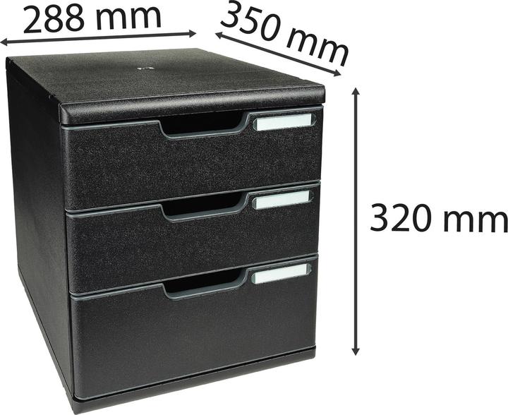 Produktbild Exacompta Modulierbar Schubladenboxen (A4+)