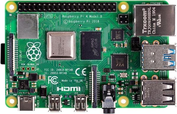 Actual product image Raspberry Pi 4 4G Basic Kit incl. HDMI + 16GB SD