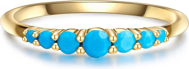 Image du produit Glanzstücke München Femmes argent sterling turquoise (rec.) or jaune - 28693 (50, Argent 925)