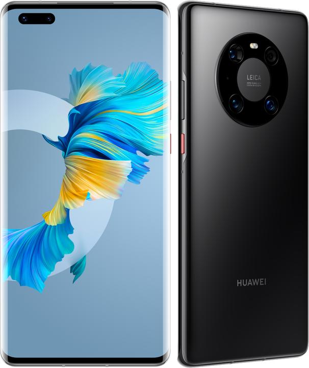 Huawei Mate 40 Pro (256 GB, Black, 6.76", Hybrid Dual SIM + eSIM, 50 Mpx, 5G)