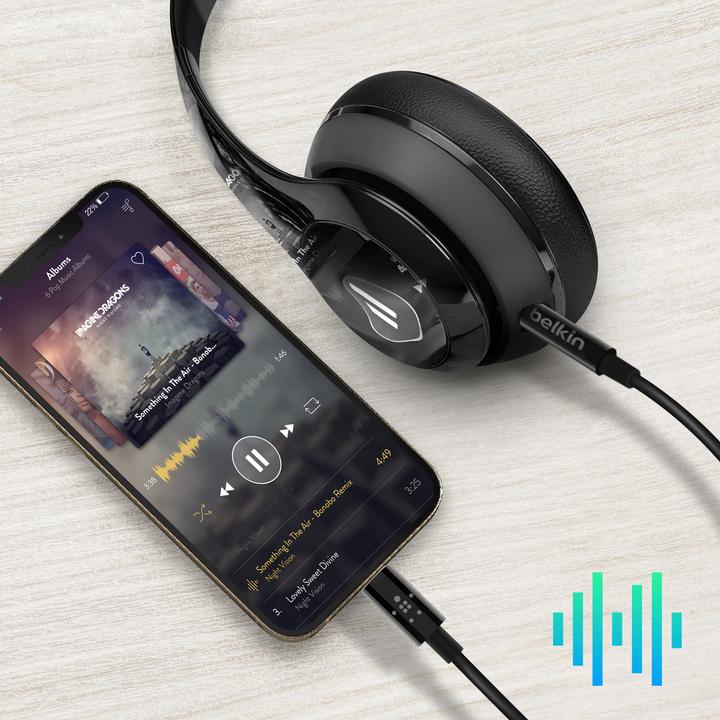 Produktbild Belkin 3.5 mm Klinke – Lightning (0.90 m, Lightning)