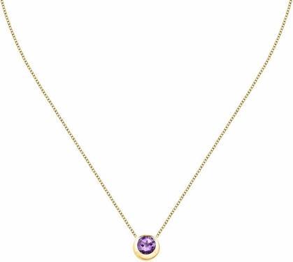 Produktbild Morellato - Lovely Gold Plated Amethyst Necklace Semipreziose SAXN02