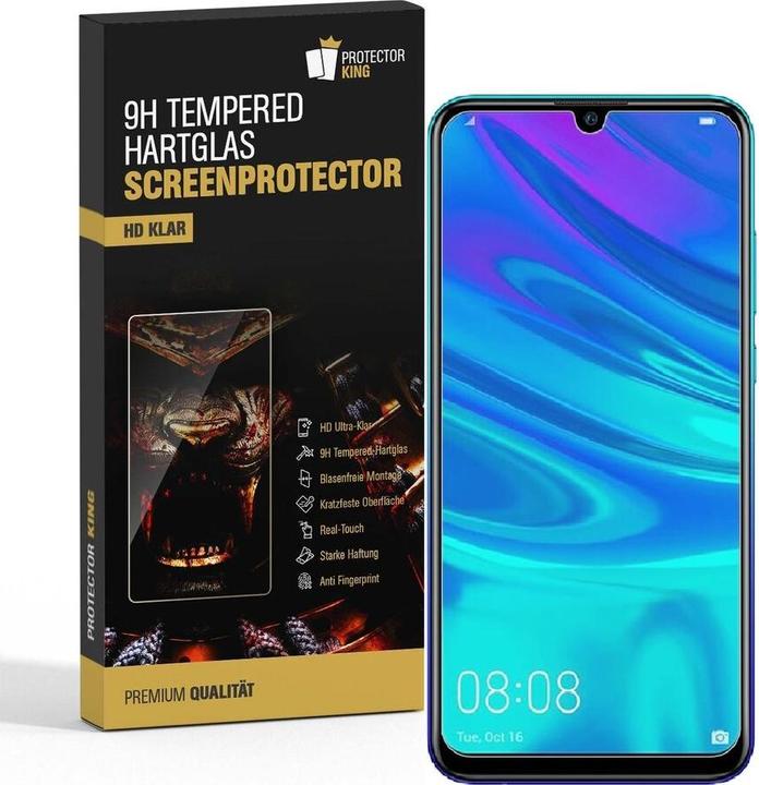 Actual product image Protectorking 1x real tempered 9H armoured glass 3D CLEAR (1 Piece, Honor 10 Lite)