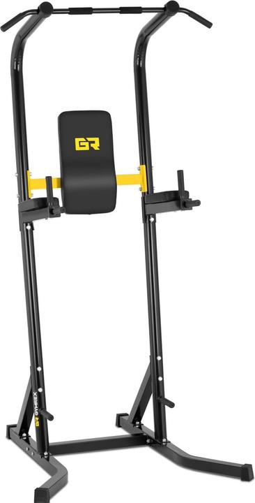 Produktbild Gymrex Power Tower Klimmzugturm Klimmzugtower Dip-, Push- & Pull-up-Station 120 kg