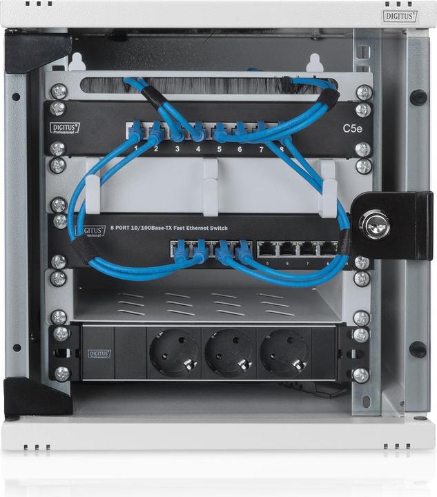 Produktbild Digitus RackRAL 7035 DN-10 05-U (6 HE, 10 Zoll Rack)