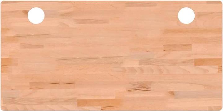 Actual product image VidaXL Schreibtischplatte 110x55x2,5 cm Massivholz Buche,Material (110 x 55 x 2.5 cm)