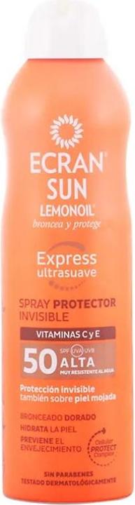 Produktbild Ecran SUN LEMONOIL spray protector invisible SPF50 250 ml (Sonnenspray, SPF 50, 250 ml)
