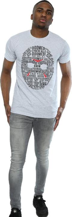 Image du produit Absolute Cult - T-shirt JASON TEXT MASK - Homme (3XL)