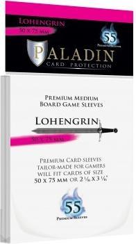 Image du produit Paladin Premium Clear Sleeves - Medium Cards (55) - (50x75 mm, Lohengrin)
