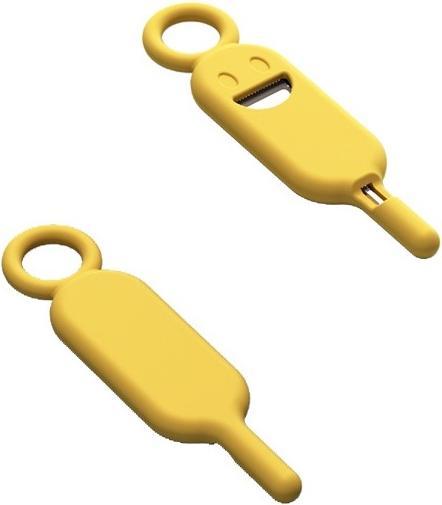 Immagine prodotto OEM Chiave / ago per vassoio SIM card ago portachiavi giallo (Attrezzi)