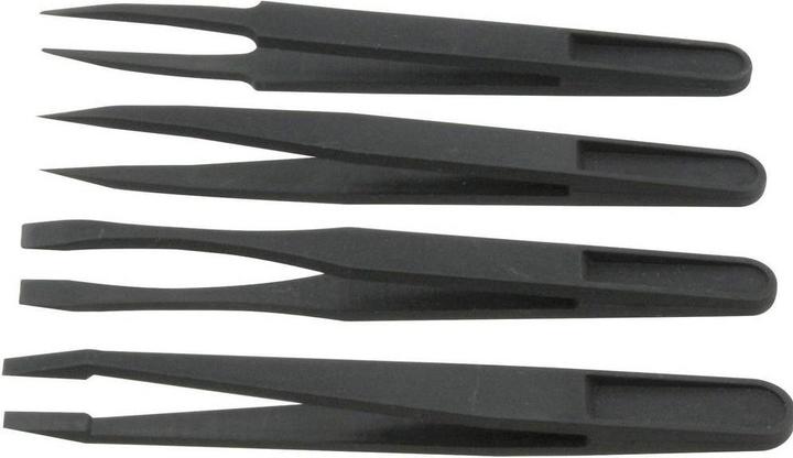 Donau Kunststoff Pinzetten Set 4-tlg.