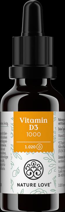 Actual product image Nature Love Vitamin D3 1000 (1 Piece, Droplet)