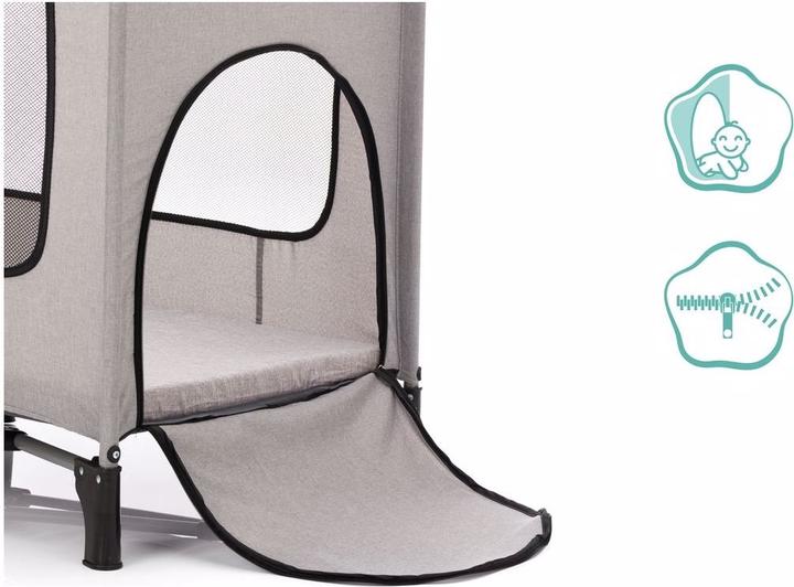 Actual product image Fillikid Travel cot with comfort mattress