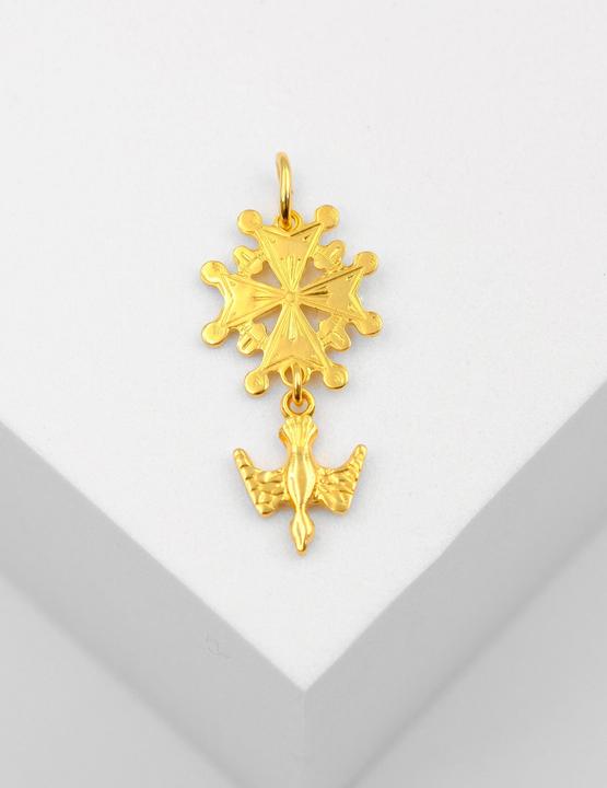 Produktbild Muau Hugenottenkreuz (750/18 K Gold)