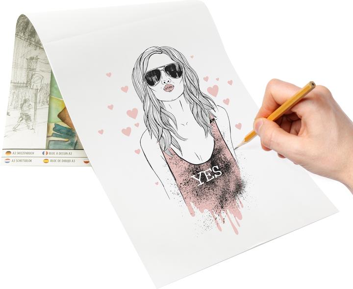 Actual product image Grafix A3 Sketchpad, 30 sheets