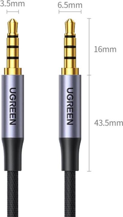 Produktbild Ugreen AV183 Mini jack cable 3.5mm (2 m, 3.5mm Klinke (AUX))