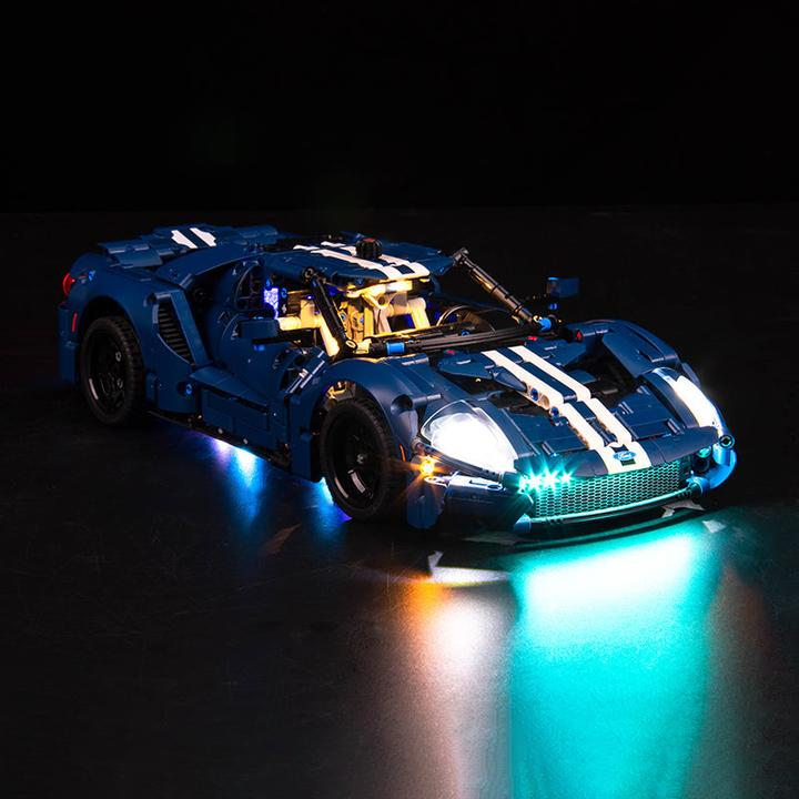 Actual product image BrickBling LED Licht Set für LEGO Ford GT 2022 (42154) inkl. Fernbedienung