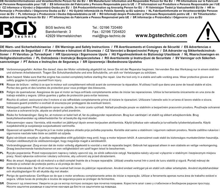 Image du produit BGS Jeu d’alésoirs pour alésages de bougies de préchauffage 4 pièces