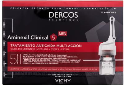 Produktbild Vichy Dercos Aminexil Clinical 5 - Multi-purpose anti-hair loss treatment for men (252 ml)