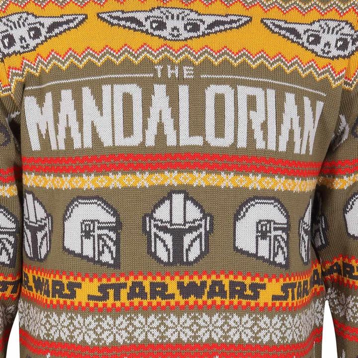 Actual product image Star Wars Unisex Adult Repeat Print Knitted Jumper (M)