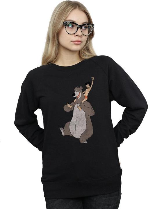 Actual product image Disney Womens/Ladies Classic Mowgli And Baloo Sweatshirt (S)