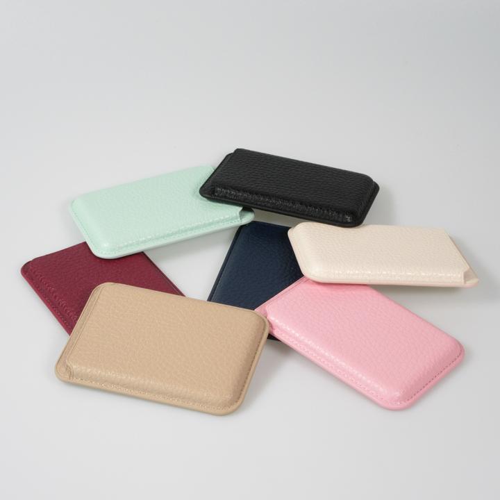 Actual product image PhoneLook MagSafe magnetic card holder made of vegan leather with strong magnets