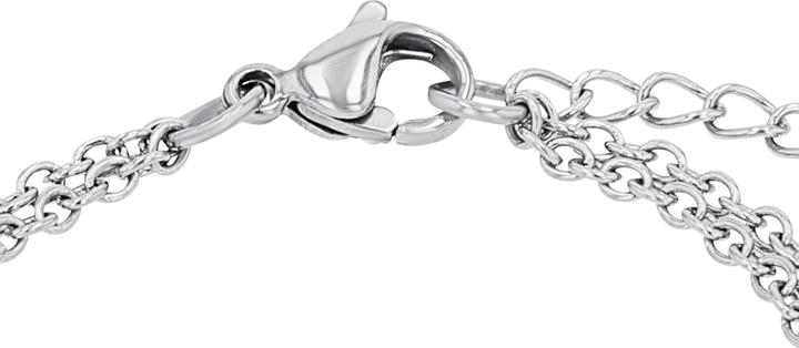 Image du produit S.Oliver Armschmuck für Mädchen, Edelstahl, Glas | Infinity (16 cm, Acier inoxydable)