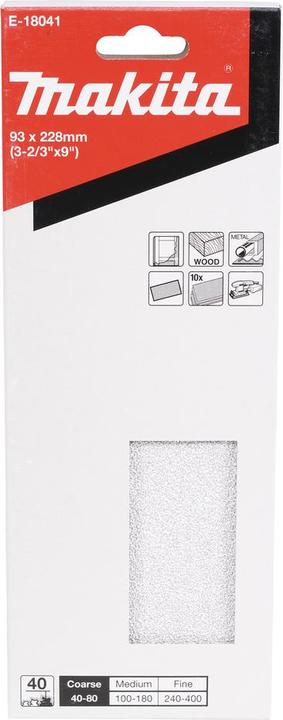 Actual product image Makita Sandpaper 228x93 mm (40)
